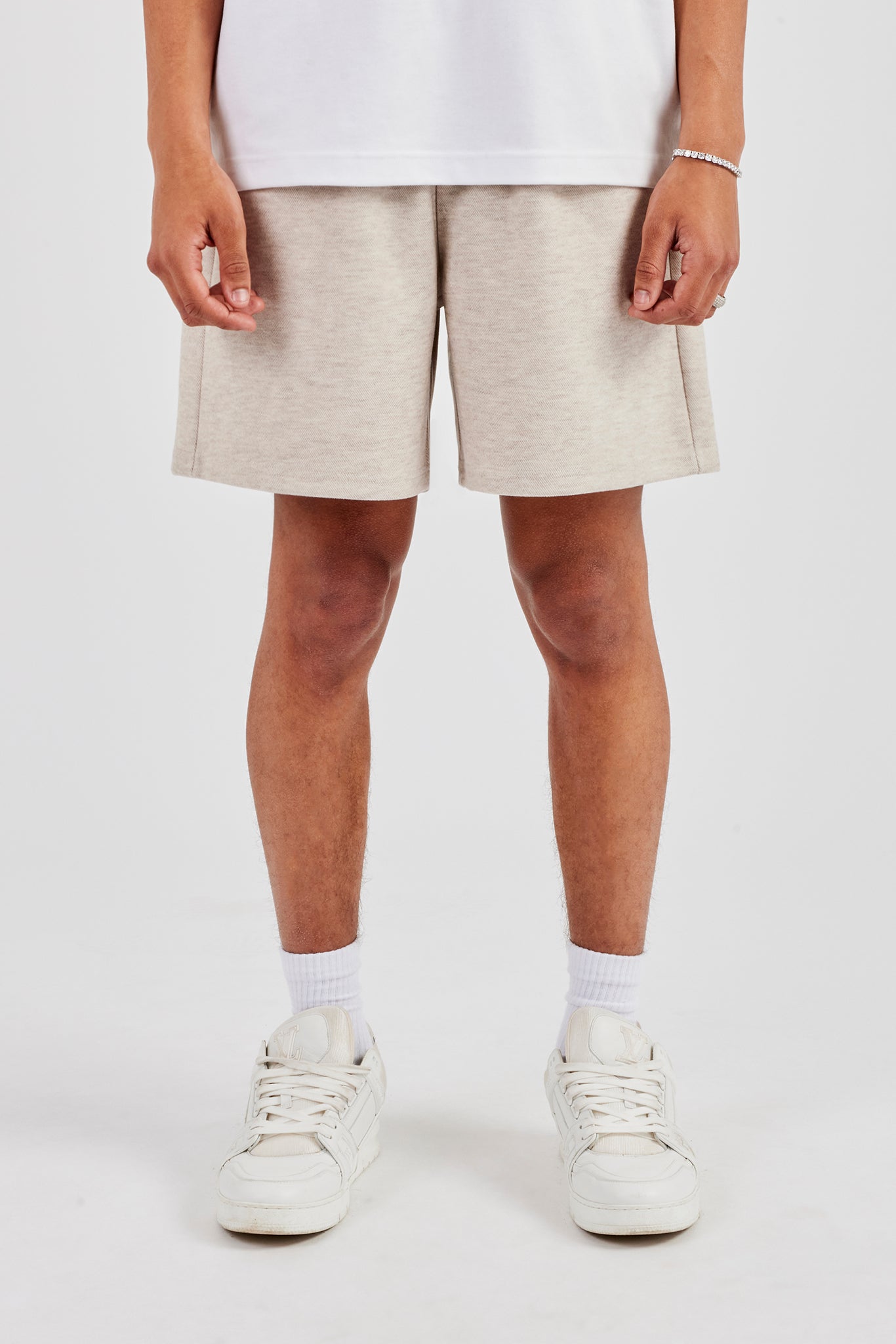 Textured Relaxed Short - Stone